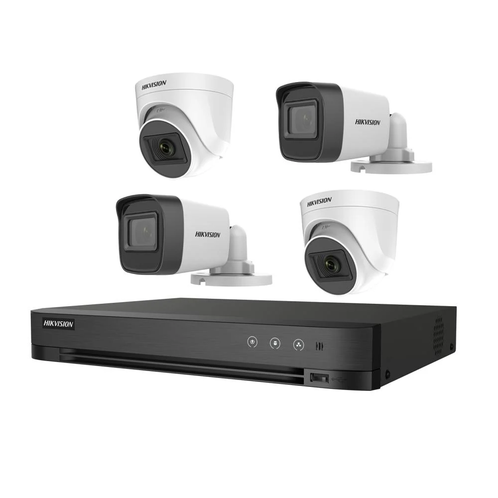 Hikvision 2MP 2 Outdoor and  2 Indoor Camera Surveillance System  Best Deal in Bangladesh