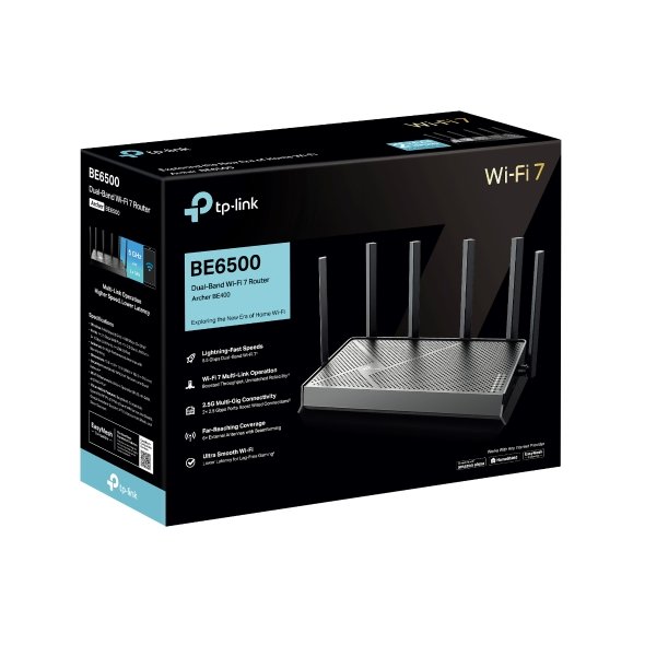 TP-Link Archer BE400 BE6500 Dual-Band Wi-Fi 7 Router - Image 10
