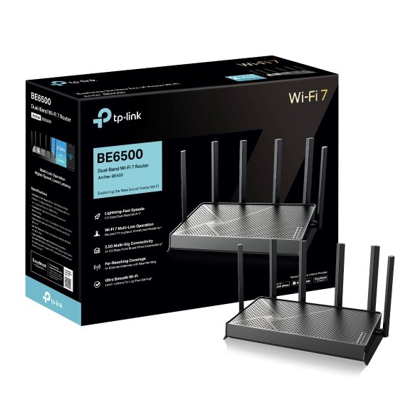 TP-Link Archer BE400 BE6500 Dual-Band Wi-Fi 7 Router - Image 11