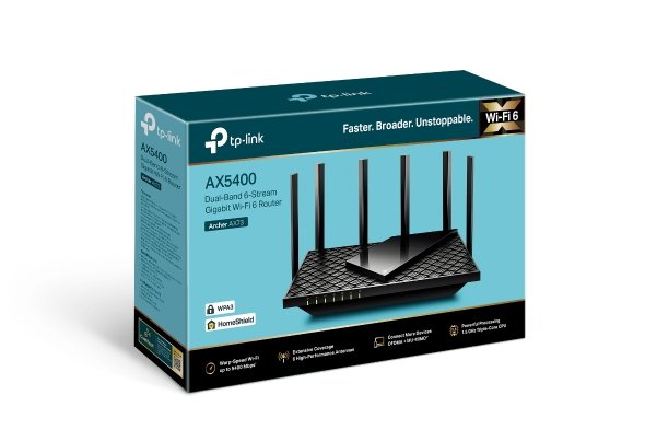 TP-Link Archer AX73 AX5400 Dual-Band Wi-Fi 6 Router - Image 4