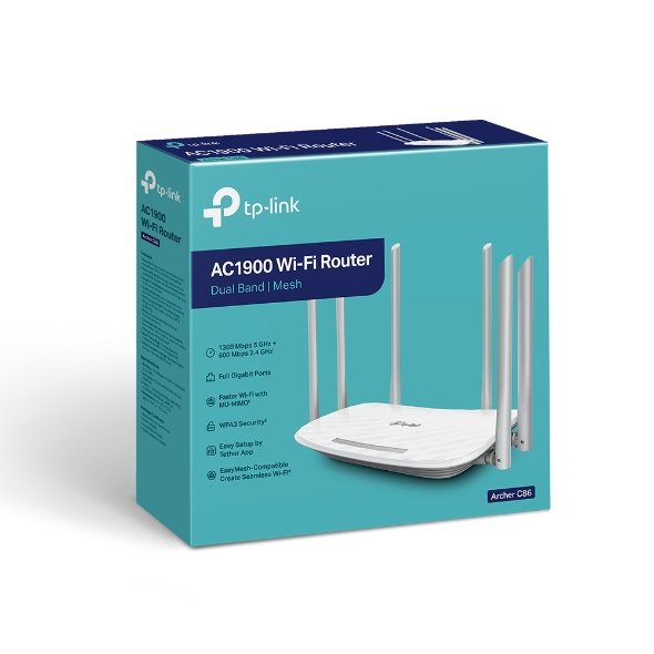 TP-Link Archer C86 AC1900 Dual-Band MU-MIMO Wi-Fi Router - Image 4