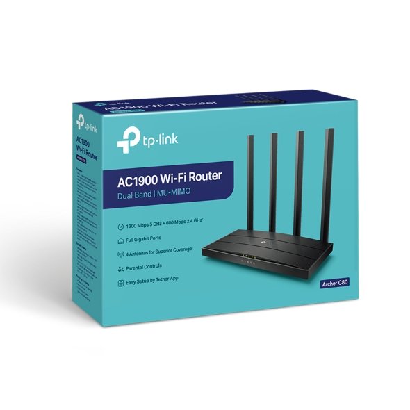 TP-Link Archer C80 AC1900 Dual-Band Wi-Fi Router - Image 4