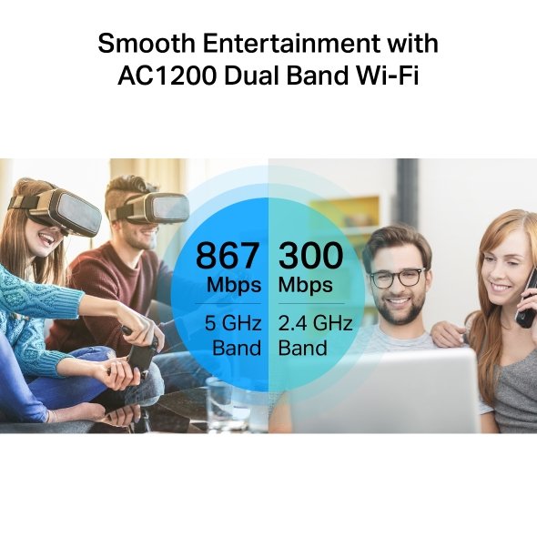 TP-Link Archer C6 AC1200 Dual-Band MU-MIMO Wi-Fi Router - Image 4