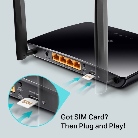 TP-Link Archer MR400 AC1200 Wireless Dual Band 4G LTE Router - Image 4