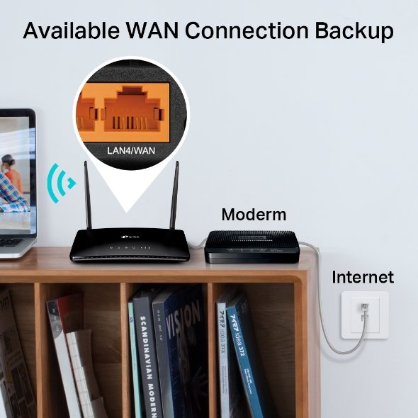 TP-Link Archer MR400 AC1200 Wireless Dual Band 4G LTE Router - Image 7