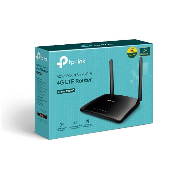 TP-Link Archer MR400 AC1200 Wireless Dual Band 4G LTE Router - Image 9