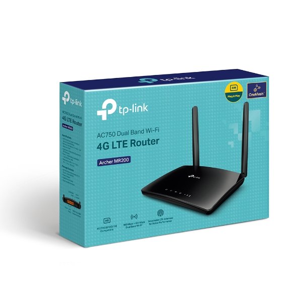 TP-Link Archer MR200 AC750 Wireless Dual Band 4G LTE Router - Image 9