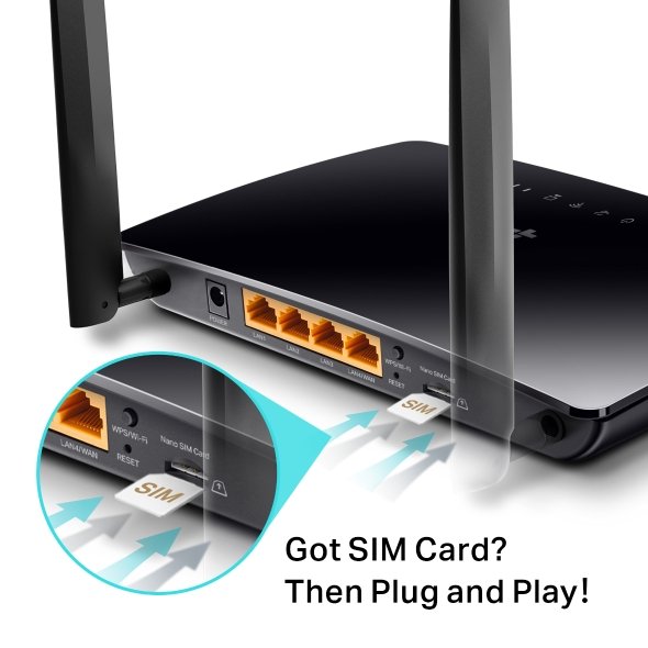 TP-Link TL-MR6400 300Mbps Wireless N 4G LTE Router - Image 4