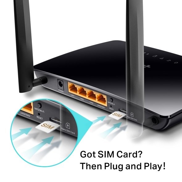 TP-Link TL-MR150 300Mbps Wireless N 4G LTE Router - Image 4