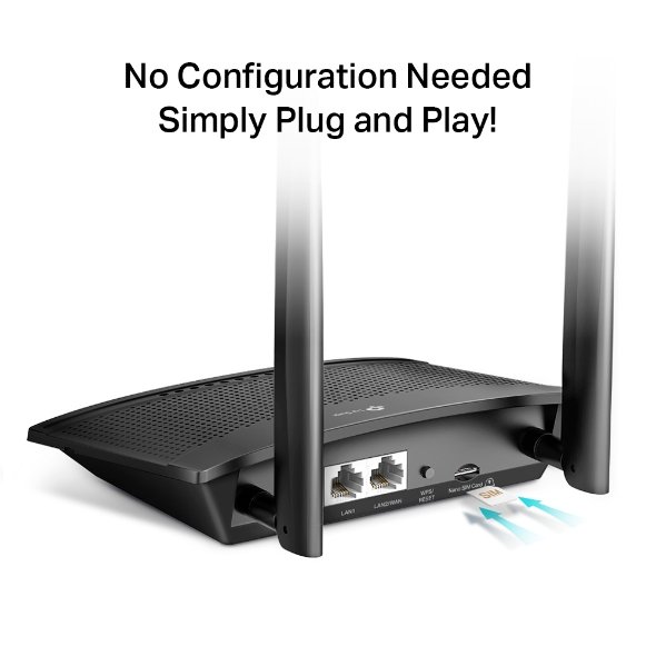 TP-Link TL-MR100 300Mbps Wireless N 4G LTE Router - Image 4