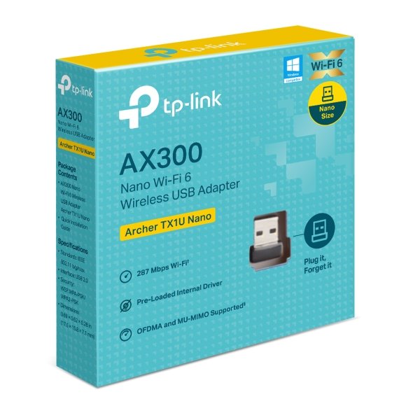 TP-Link Archer TX1U Nano AX300 Nano Wi-Fi 6 USB Adapter - Image 8