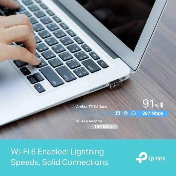 TP-Link Archer TX1U Nano AX300 Nano Wi-Fi 6 USB Adapter - Image 5