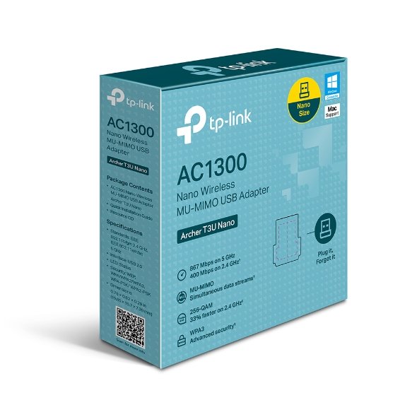 TP-Link Archer T3U Nano AC1300 Nano Dual Band Wi-Fi USB Adapter - Image 4