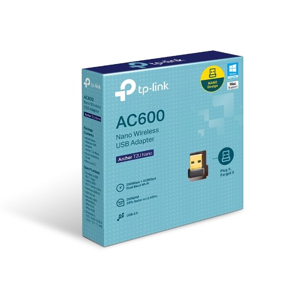 TP-Link Archer T2U Nano AC600 Nano Dual Band Wi-Fi USB Adapter - Image 5