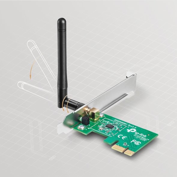 TP-Link TL-WN781ND 150Mbps Wireless N PCI Express Adapter - Image 4