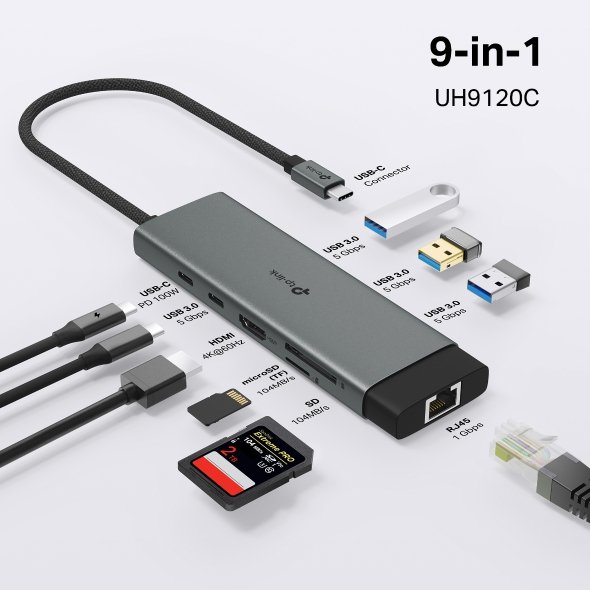 TP-Link UH9120C USB Type-C 9-Port Hub - Image 5