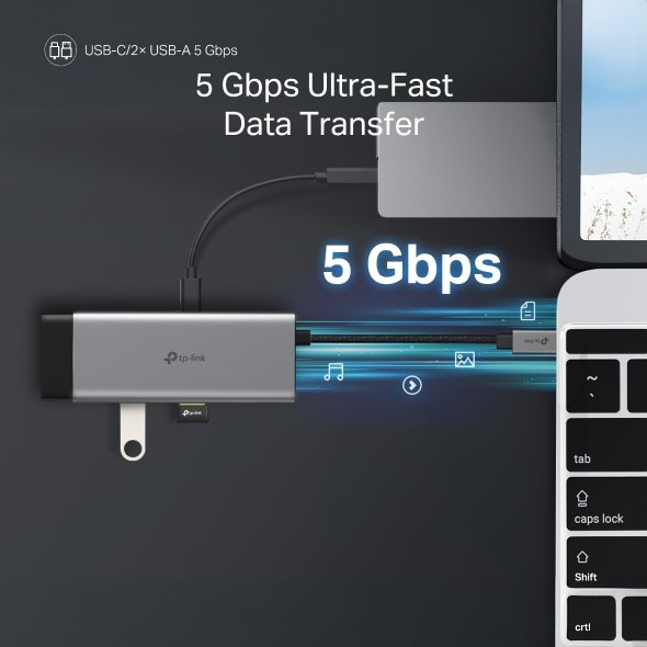 TP-Link UH7020C USB Type-C 7-Port Hub - Image 10