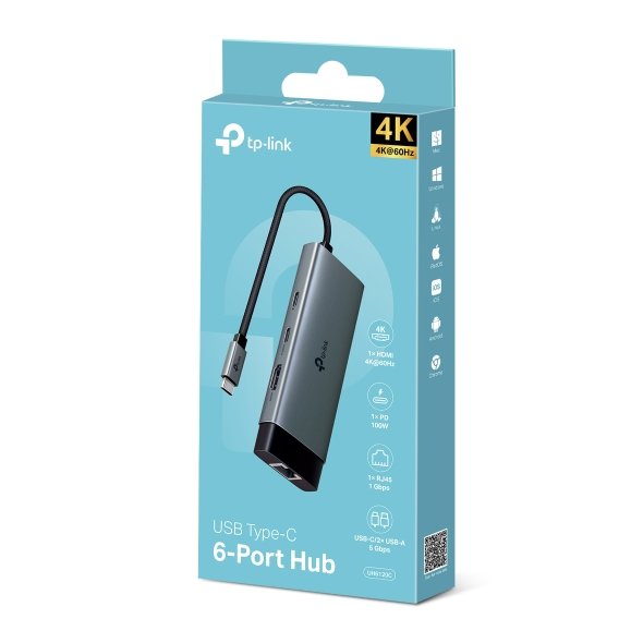 TP-Link UH6120C USB Type-C 6-Port Hub
