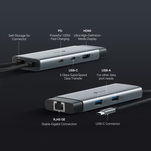 TP-Link UH6120C USB Type-C 6-Port Hub - Image 7