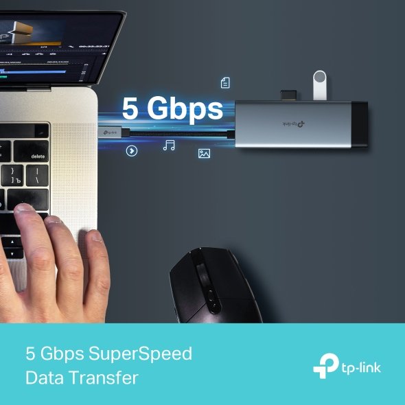 TP-Link UH6120C USB Type-C 6-Port Hub - Image 11