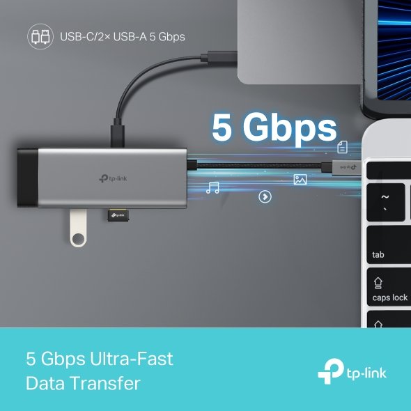 TP-Link UH5020C USB Type-C 5-Port Hub - Image 8