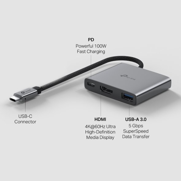 TP-Link UH3020C USB Type-C 3-Port Hub - Image 4