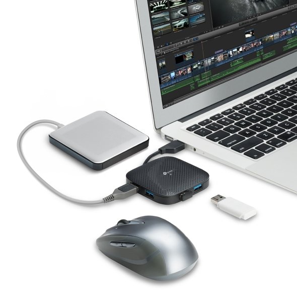 TP-Link UH400 USB 3.0 4-Port Portable Hub - Image 5