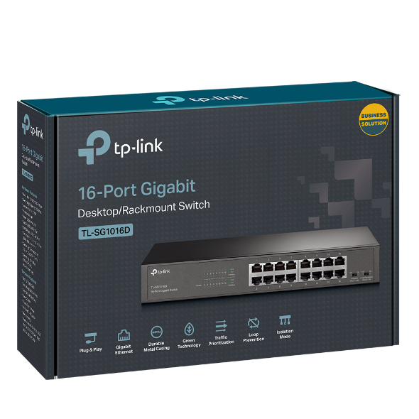 TP-Link TL-SG1016DE Easy Smart 16-Port Gigabit Switch - Image 2