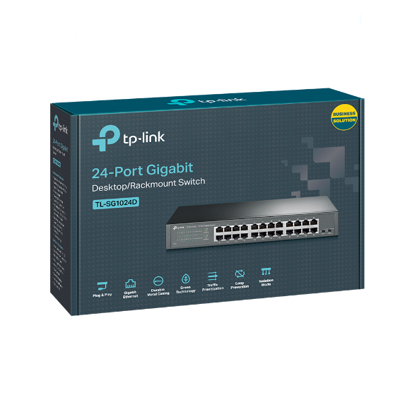 TP-Link TL-SG1024D 24-Port Gigabit Desktop/Rackmount Switch - Image 2