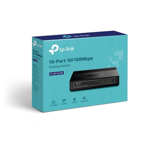 TP-Link TL-SF1016D 16-Port 10/100Mbps Desktop Switch - Image 4