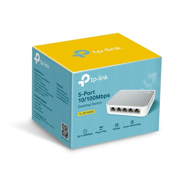 TP-Link TL-SF1005D 5-Port 10/100Mbps Desktop Switch - Image 3