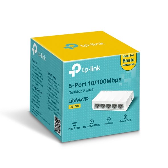 TP-Link LS1005 5-Port 10/100Mbps Desktop Switch - Image 6