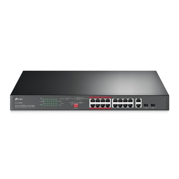 TP-Link TL-SL1218MP 18-Port 10/100Mbps PoE+ Switch