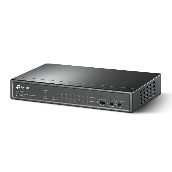 TP-Link TL-SF1009P 9-Port 10/100Mbps PoE+ Switch - Image 2