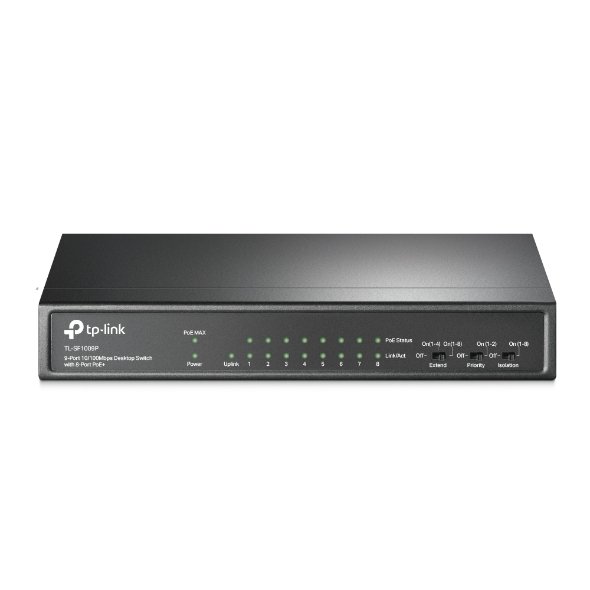 TP-Link TL-SF1009P 9-Port 10/100Mbps PoE+ Switch