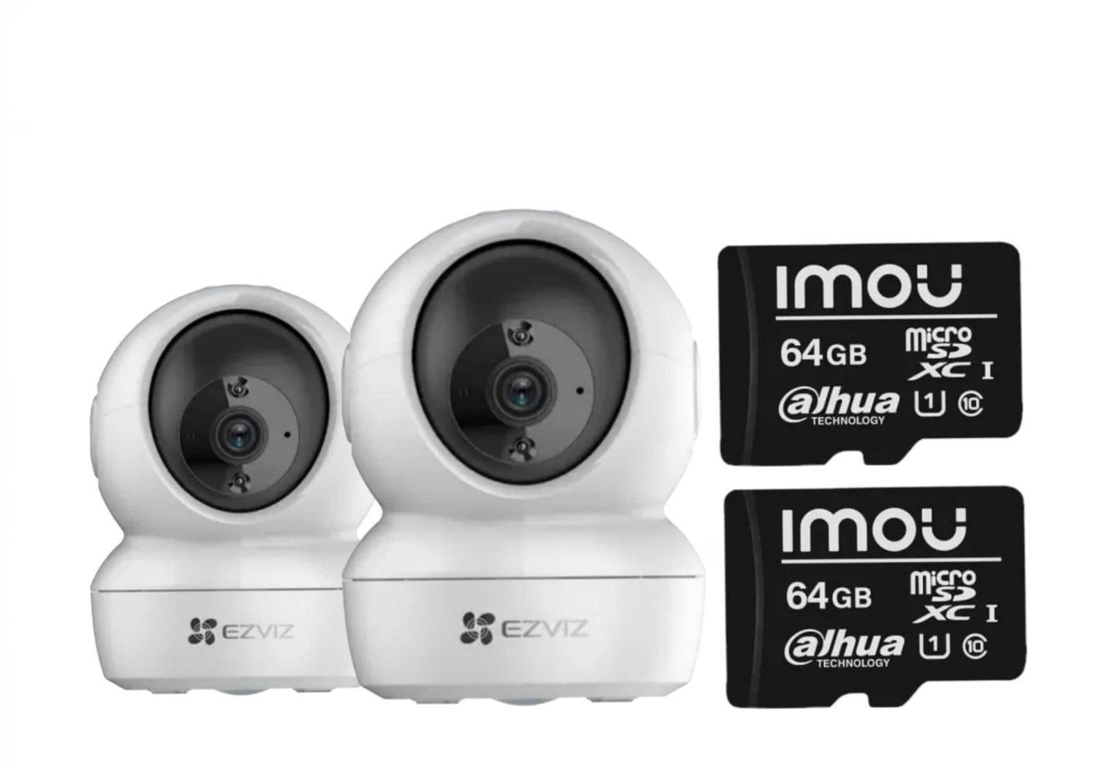 EZVIZ CS-H6C 3MP Dual Smart Camera Package (2 Cameras + 2×64GB Cards) - Image 2