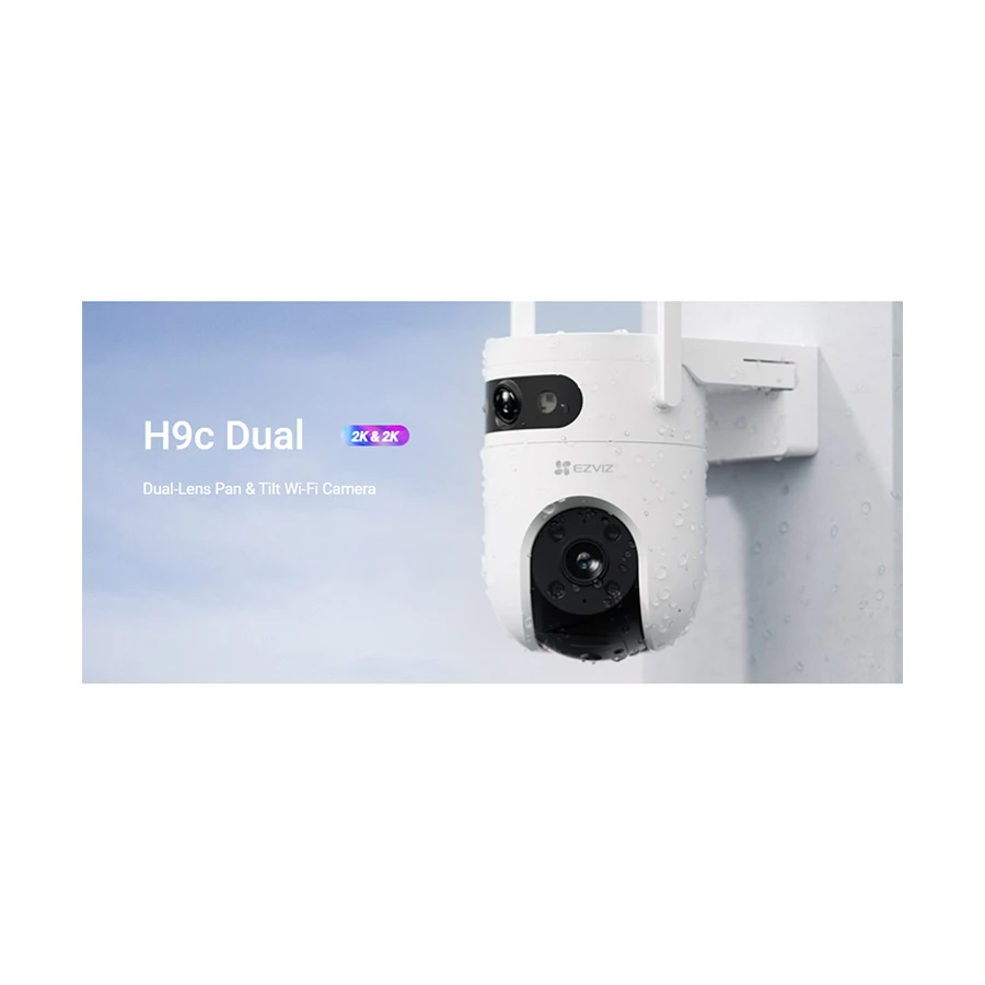 EZVIZ H9c Dual 2K (2.8mm+6mm) (3.0MP+3.0MP) Wi-Fi Dome IP Camera - Image 3