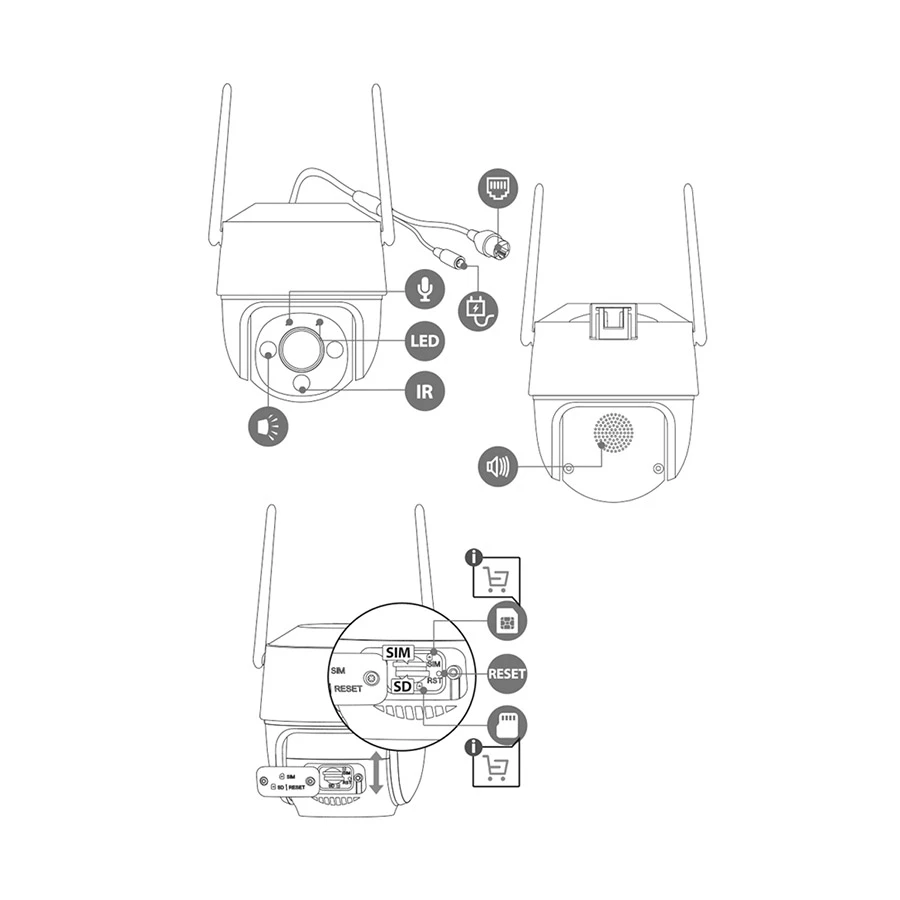 Imou Cruiser 4G (3.6mm) (2.0MP) Dome IP Camera (Two Way Talk) - Image 7