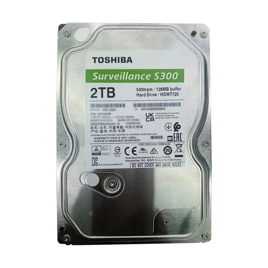 Toshiba S300 5400RPM 2TB Surveillance Hard Disk
