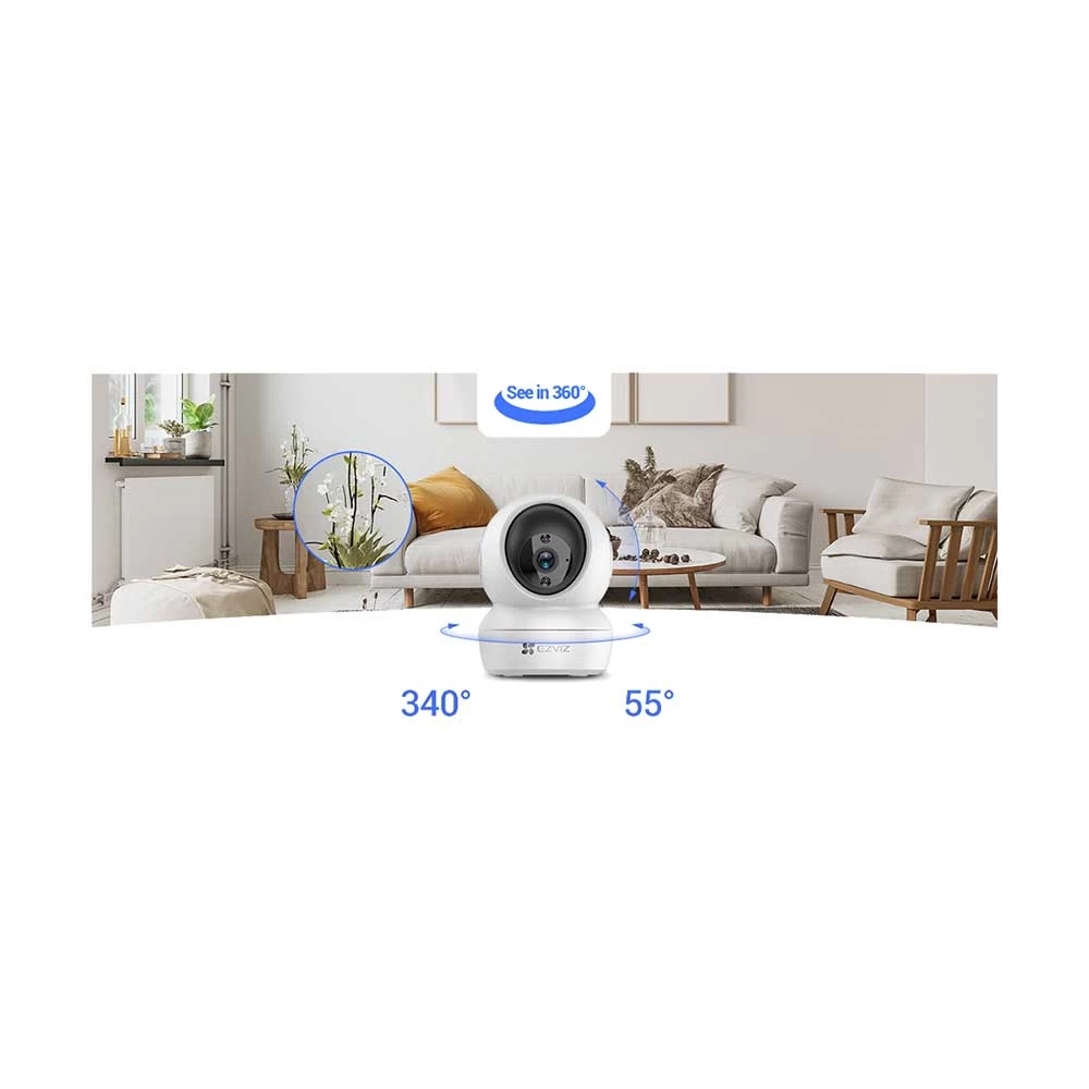 EZVIZ CS-H6C (4mm) (2.0MP) Wi-Fi Dome IP Camera - Image 3