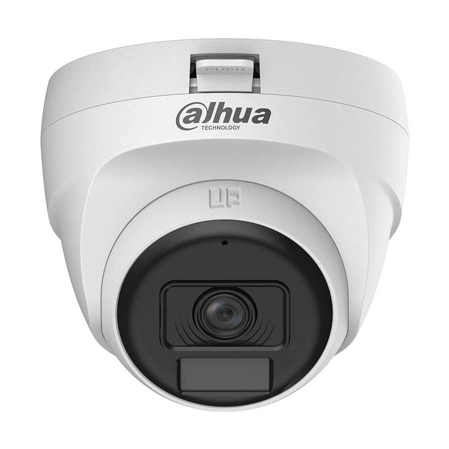 Dahua HAC-T1A21-U-IL-A (2.8mm) (2.0MP) Smart Dual Light HDCVI Fixed Eyeball Dome CC Camera (Built-in Audio)