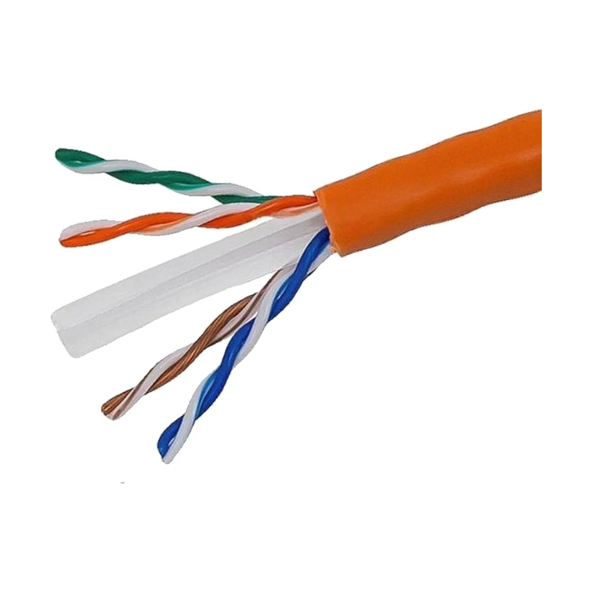 Hikvision Cat-6, 1 Meter, Orange Network Cable - Image 2